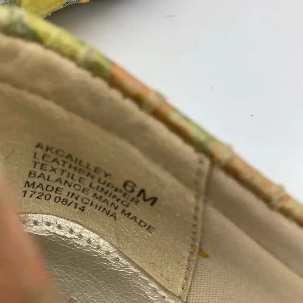 Anne Klein Women's Embossed Leather Floral Pattern Moccasin Loafers Sz 6M - Picture 13 of 13